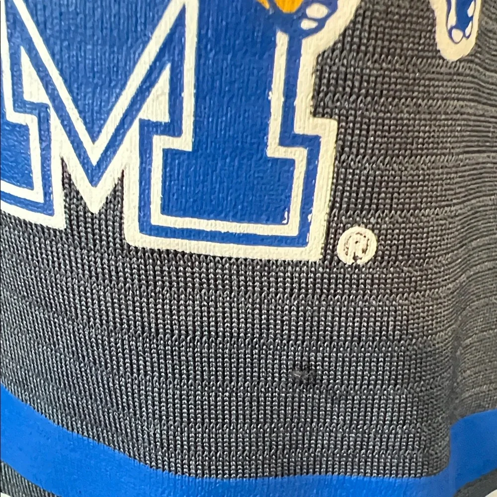 Champion University of mephis Tigers Men's Quarter Zip-Up Light Pull Over